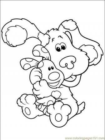 Blues Clues 001 (15) Coloring Page - Free Blue's Clues Coloring ...