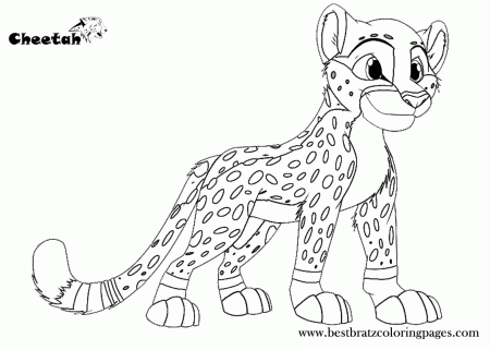 7 Pics of Cheetah Cub Coloring Pages - Baby Cheetah Coloring Pages ...