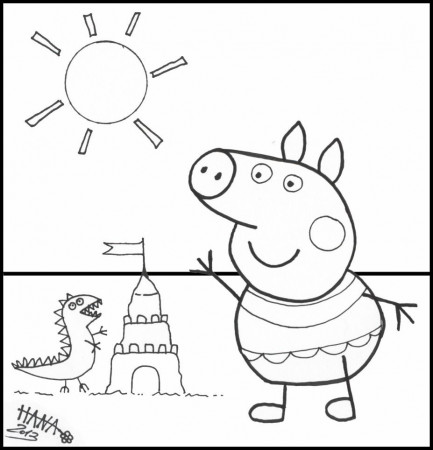 Coloring Pages: Free Coloring Pages Of Peppa And Peppa Pig ...