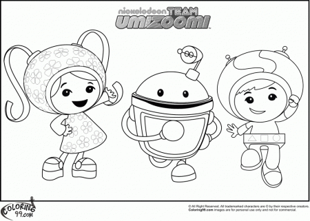 Team Umizoomi Coloring Pages Free - High Quality Coloring Pages