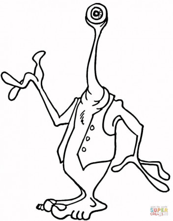 Alien coloring pages | Free Coloring Pages