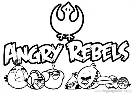 Angry Birds Star Wars Coloring Pages Printable - Coloring Pages ...