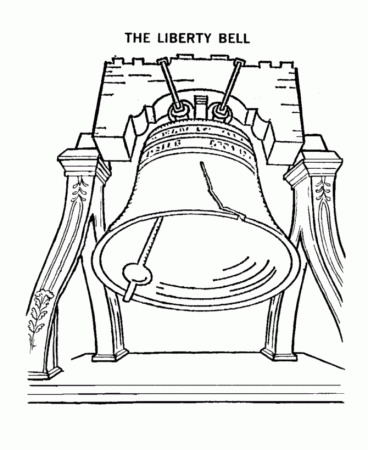 BlueBonkers: Memorial Day Coloring Page Sheets - The Liberty Bell