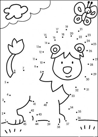 Dot To Dot To 50 coloring page