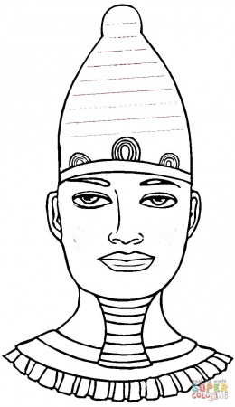 Egyptian Pharaoh coloring page | Free Printable Coloring Pages
