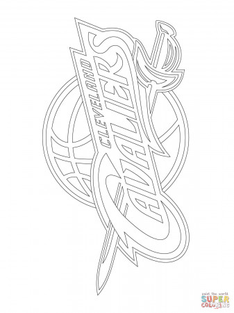 Cleveland Cavaliers Logo coloring page | Free Printable Coloring Pages