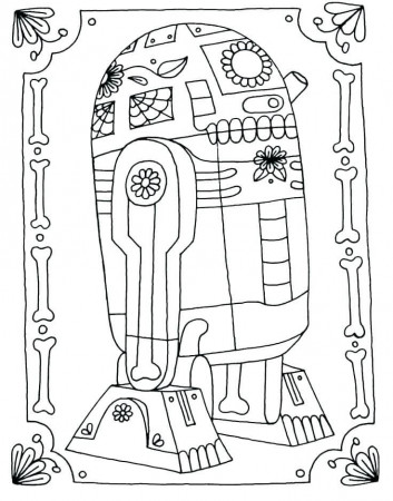 R2D2 Coloring Pages - Best Coloring Pages For Kids