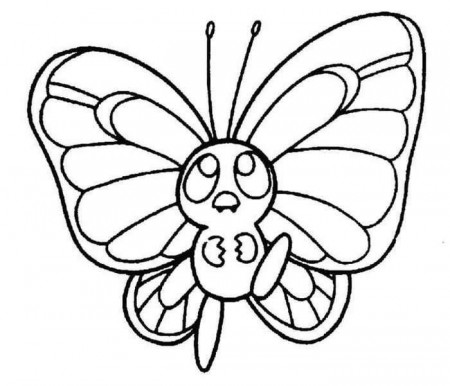 Butterfree Pokemon Coloring Pages | Butterfly coloring page, Pokemon coloring  pages, Pokemon coloring