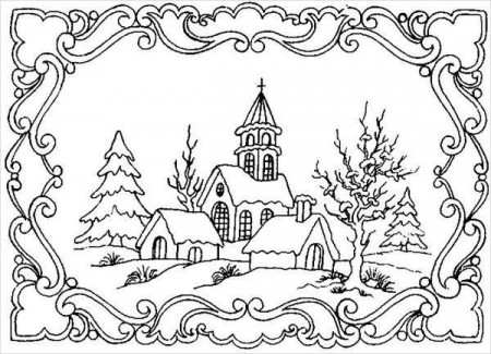 9+ Winter Coloring Pages - Free PDF, JPG, Format Download | Free & Premium  Templates