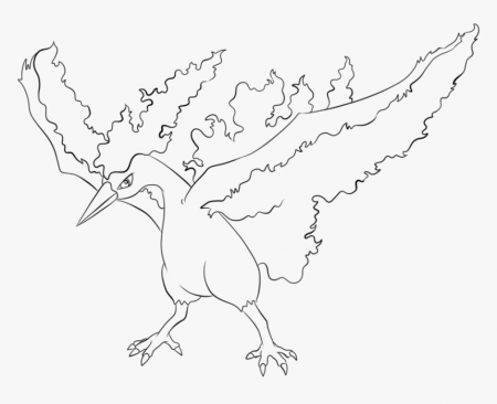 Pokemon Moltres Coloring Pages - Fire Pokemon Coloring Pages, HD ...