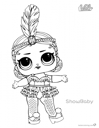 Coloring and Drawing: Coloring Pages Lol Surprise Dolls