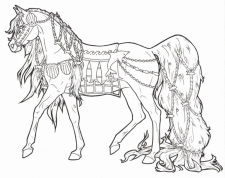 Printable Horse Coloring Pages Luxury Running Horse Coloring Page ...