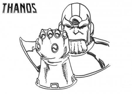 Printable Thanos Infinity Gauntlet Coloring Pages #coloring ...