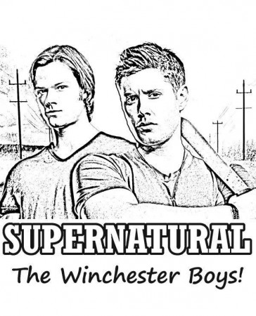 Featured image of post Sam Winchester Supernatural Coloring Pages Samuel winchester date de naissance