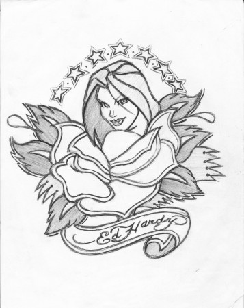 CALIFORNIA-ROSE-ED-HARDY by icemaxx1.deviantart.com on @deviantART | Ed  hardy designs, Ed hardy, Tattoo project