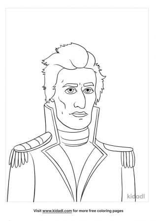 Andrew Jackson Coloring Pages | Free People-and-celebrities Coloring Pages  | Kidadl