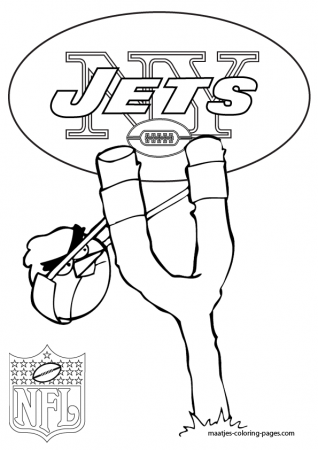 New York Jets - Angry Birds - Coloring Pages