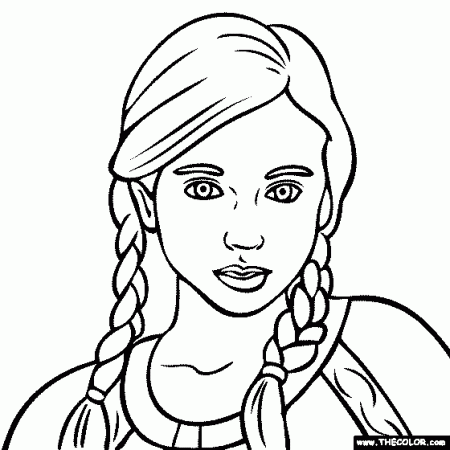 Ryan Newman Coloring Page