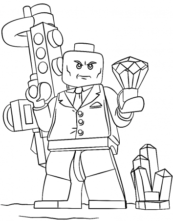 Lego Super Heroes Lex Luthor Coloring Pages - Lego Coloring Pages - Coloring  Pages For Kids And Adults