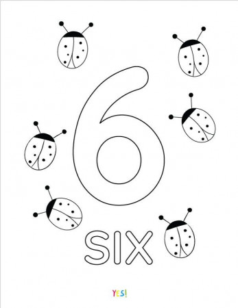 1-10 Printable Numbers Coloring Pages - YES! we made this | Printable  numbers, Coloring pages, Kids learning numbers