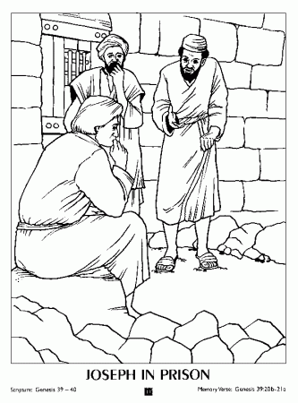 St Joseph Coloring Page | Tookogie
