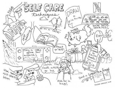 TFCBT Resource: Self-care Coloring Pages - Etsy