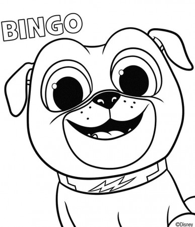 Puppy Dog Pals Coloring Pages To Print | Puppy coloring pages, Dog ...