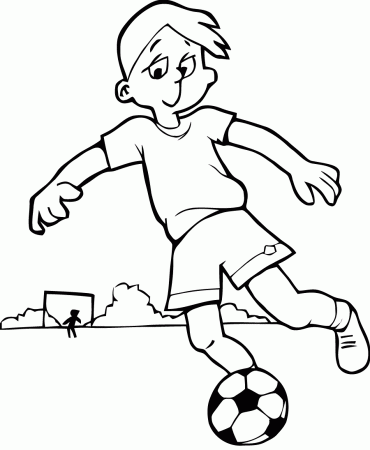 Free Football Coloring Download - Soccer Kids Coloring Pages