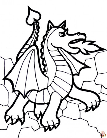Dragon Coloring Pages - Free Printable for Kids
