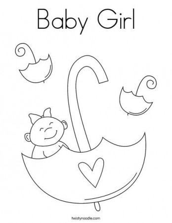 Baby Girl Coloring Page | Baby coloring pages, Coloring pages for girls,  Bunny coloring pages
