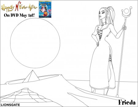 Happily N'Ever After - Free Coloring Pages for Kids - Printable ...