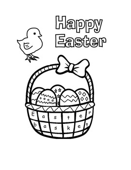 Spring/Easter Coloring Pages by Beverly Moran | Teachers Pay Teachers