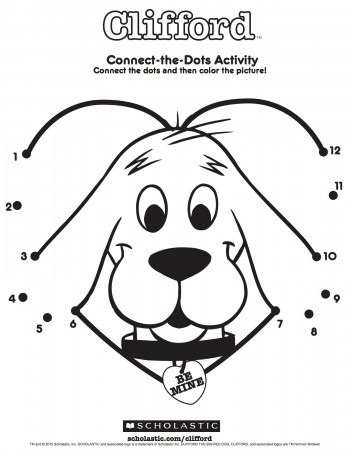 Dog Dot to Dot Coloring Pages (Page 1) - Line.17QQ.com