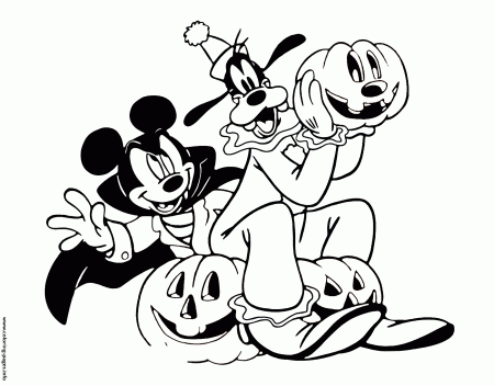 Astonishing Coloring Book Minnie Mouse Halloween Picture Ideas – haramiran
