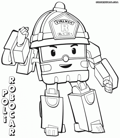 Robocar Poli coloring pages | Coloring pages to download and print
