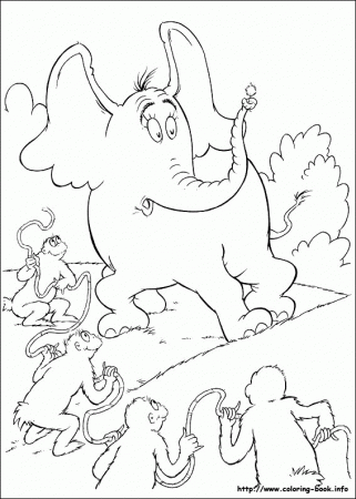 Horton Hears A Who Coloring Page