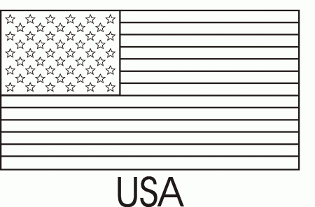 us flag coloring page - High Quality Coloring Pages