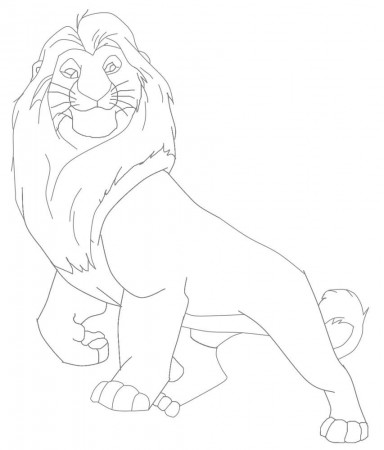 Mufasa Coloring Pages Free Printable - VoteForVerde.com