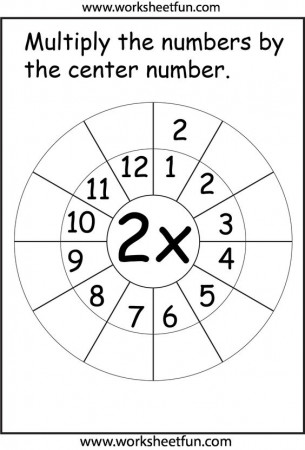 Multiplication Coloring Page