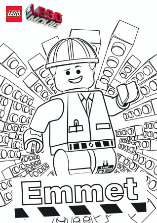 LEGO.com The LEGOÂ® Movie Explore - DOWNLOADS - Coloring Pages - Emmet