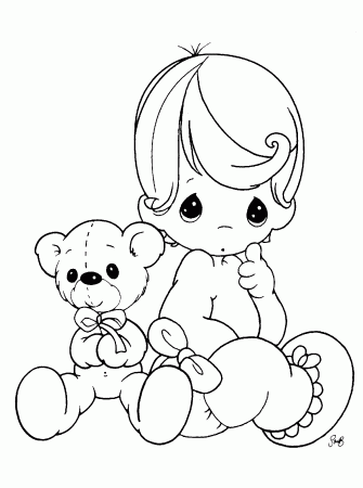 Baby People Coloring Pages - Coloring Pages For All Ages
