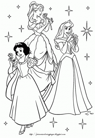 Disney Princess Colouring Pages Pdf | Step ColorinG
