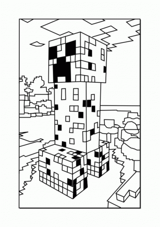 Minecraft - Coloring Pages for Kids and for Adults