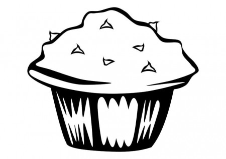 Coloring page muffin - img 10249.