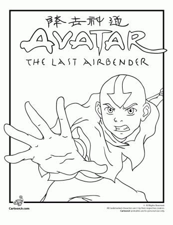Avatar Coloring Pages | Cartoon Jr.