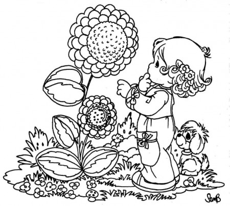 Happy Spring Coloring Sheets | Coloring Online