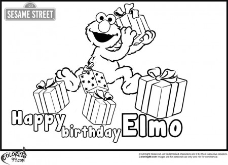 Elmo Coloring Pages | Team colors
