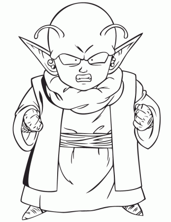 Dragon Ball Z Dende Coloring Page | H & M Coloring Pages