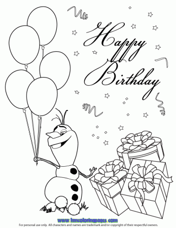 Frozen Movie Olaf Paint Easter Egg Design Coloring Page. | Drawing ...