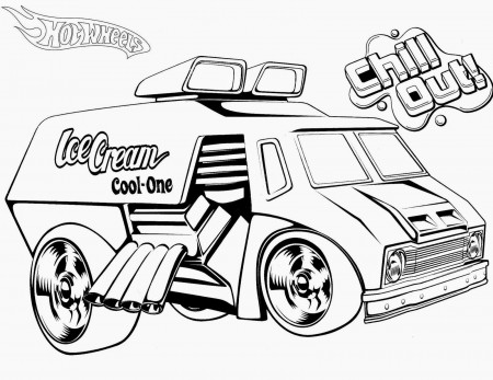 30 Hot Wheels Coloring Pages - ColoringStar